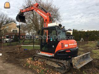 Kubota KX080-4a met overd... Omgeving Westland