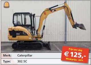 Cat 302.5C Omgeving Hilversum
