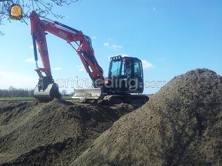 Kubota KX80 Omgeving Maasdriel