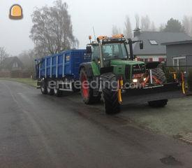 Fendt met kipperaanhanger Omgeving Gent