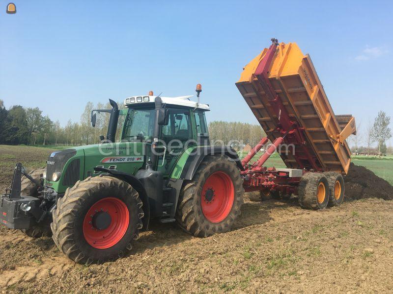 Fendt 818 + Veenhuis Haakarm