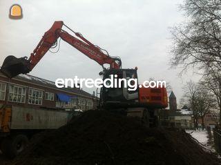 Hitachi ZX140W Omgeving Tholen