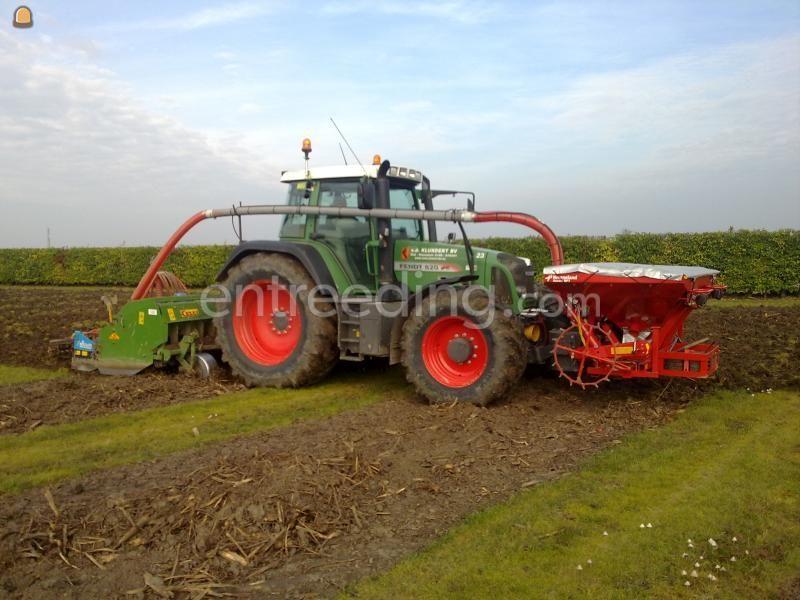 Fendt 820 met celli spitzaaicombinatie
