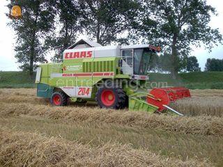 Claas mega 204 Omgeving Tholen