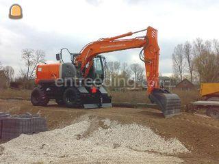 Hitachi ZX 140 Omgeving Alphen a/d Rijn
