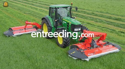 John Deere + Kuhn voor + achter maaier