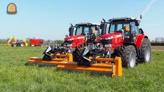 MF 6614 met Votex maaiers... Omgeving Amersfoort