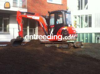 Kubota kx101-3 Omgeving Kamerik