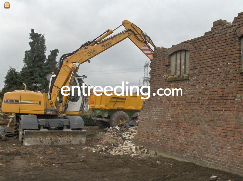 Op-/ afbraakwerken / sloopwerken sloopwerkzaamheden