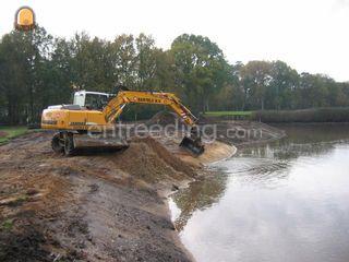 Liebherr 900 Graafmachine Omgeving Roosendaal